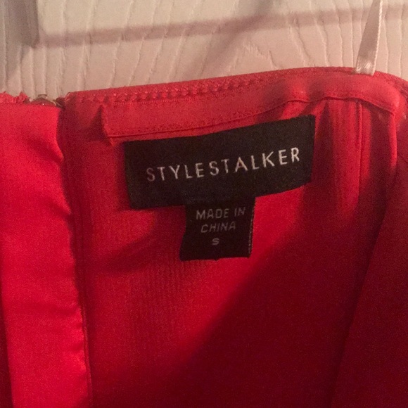 Red off the shoulder dress - Picture 5 of 5